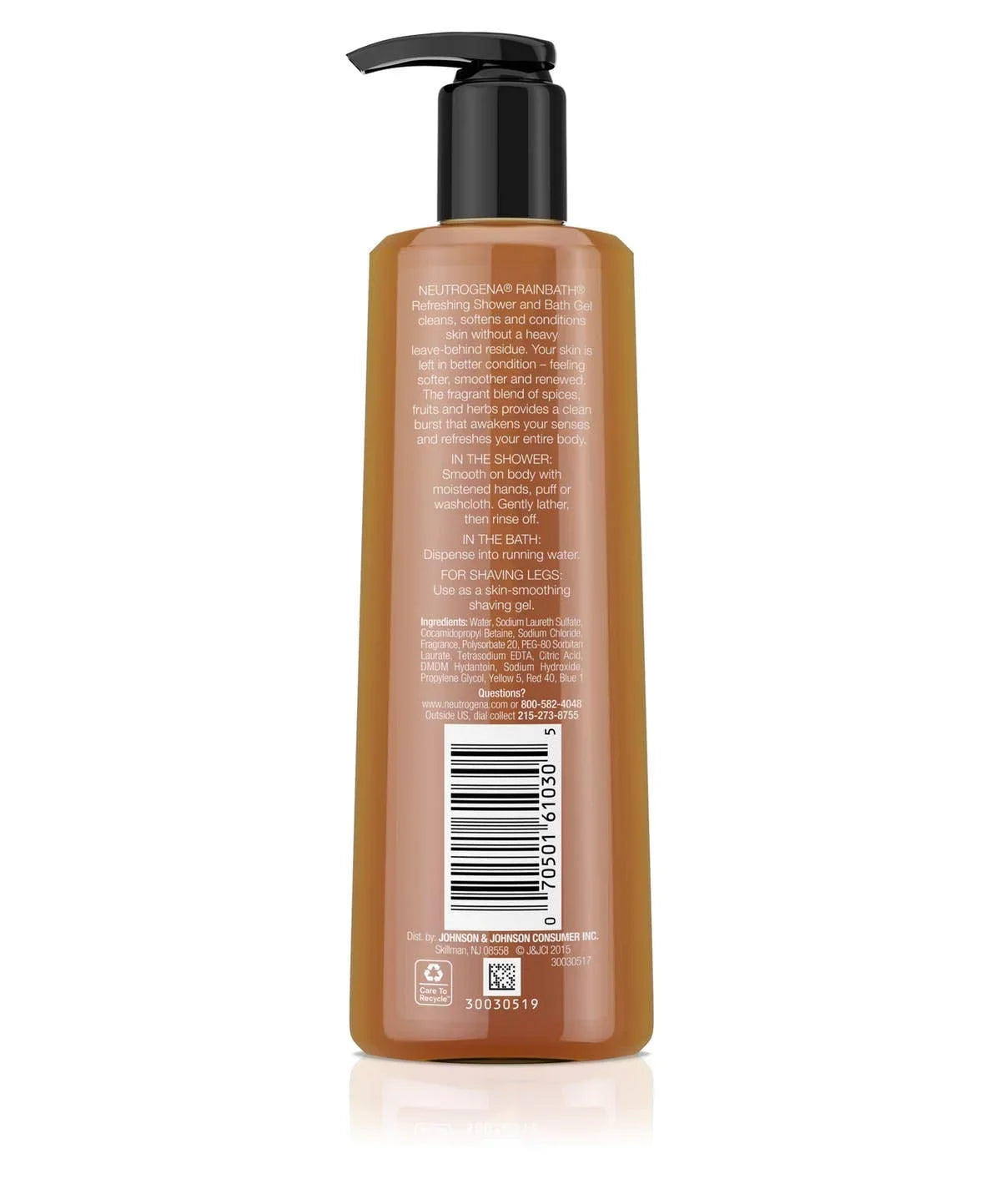 8.5 Pack) (250ml) Shower & Neutrogena Rainbath (3 Ounce Bath Gel
