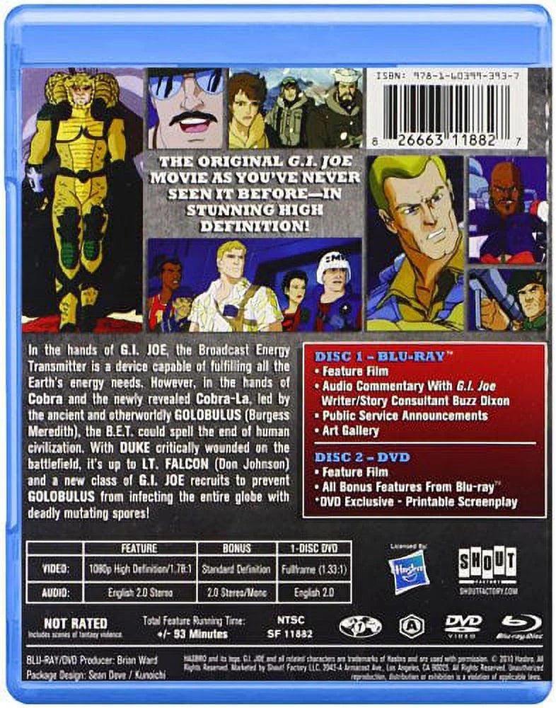 DVD), Shout Kids Real A GI + Hero: Movie Family The Joe: & (Blu-ray American Factory,
