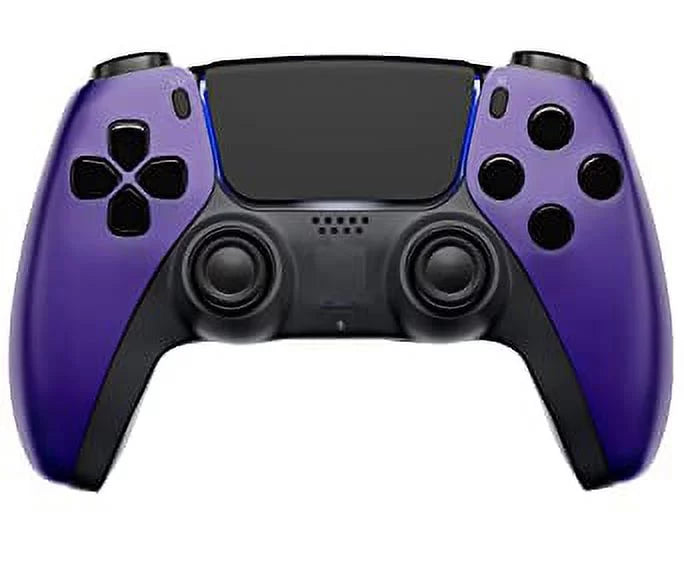 CLEAR Controller Unique Controller Authentic OEM Custom ModdedZone for PURPLE Design PS5 OEM UN-Modded