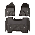 2019 Floor & Ram Weather Mats 2nd Crew Rear Cab - Non-Toxic Seat) Seating, (NOT Carpet for Set Under 1st Bucket Ram for 3W with Row Dodge 1500 Storage 2020 TPE Full All for
