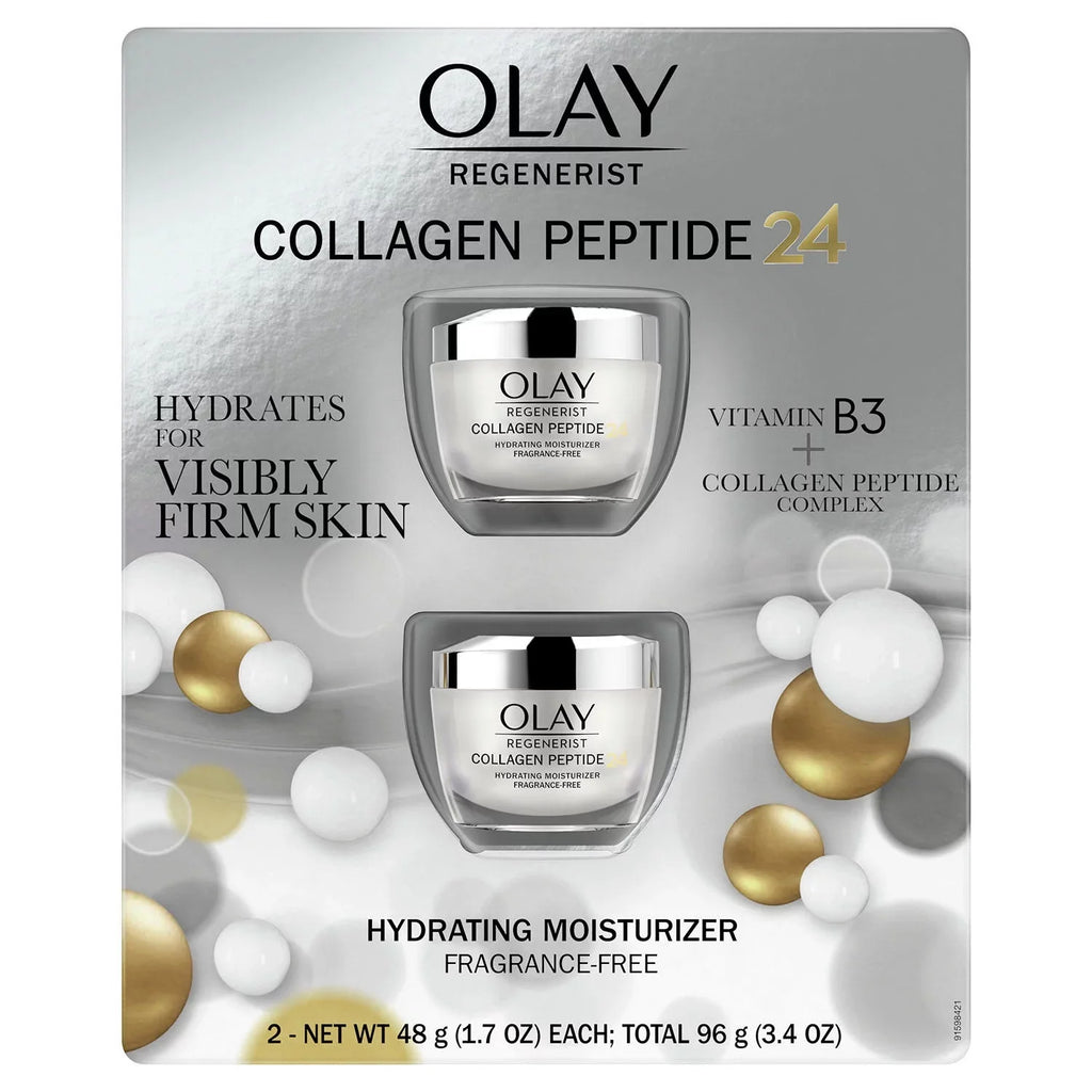 Oz., Olay 2 Face Collagen (1.7 Regenerist Moisturizer Peptide 24 Pk.)