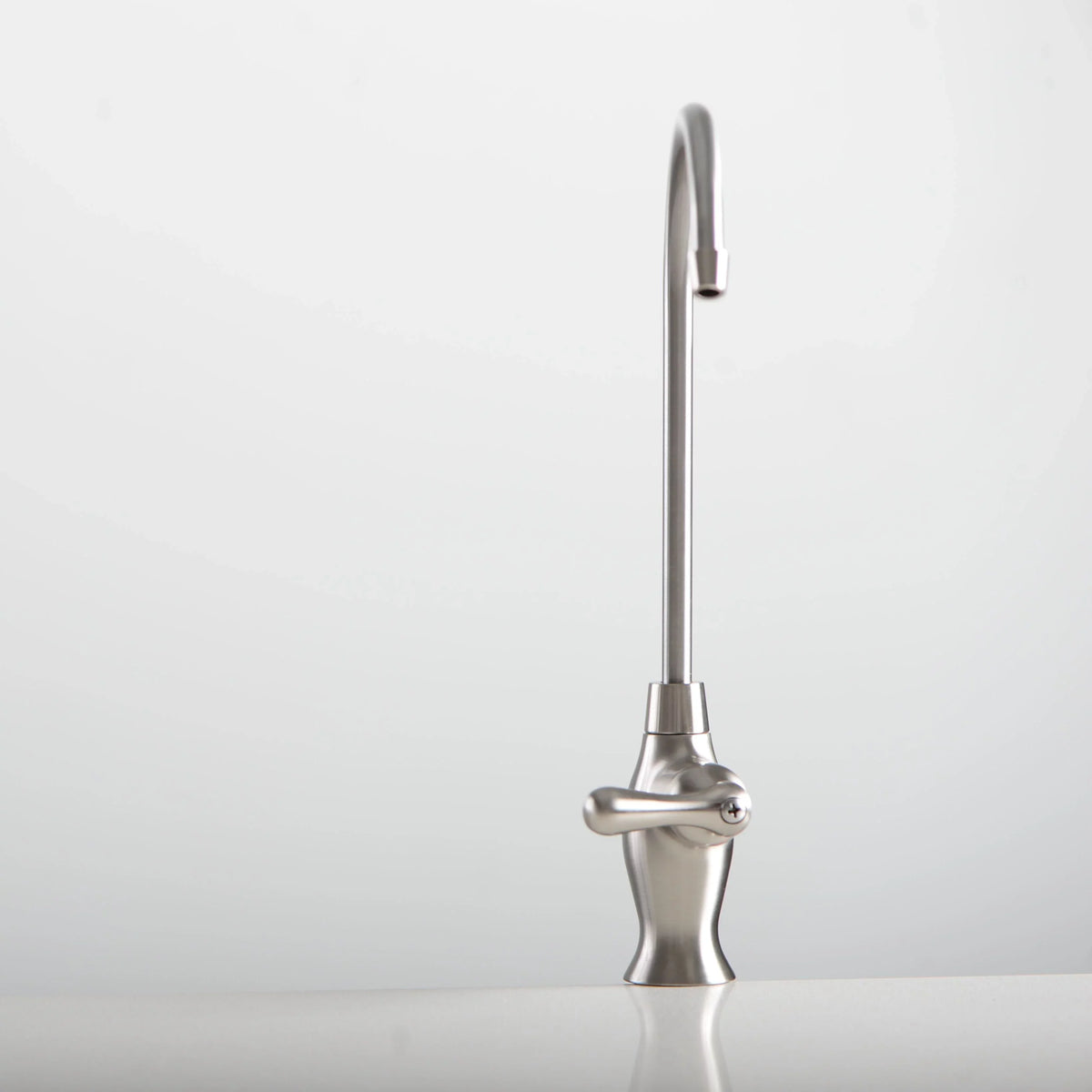 Brushed Non-Air Ceramic Nickel Euro-style Faucet Gap Disk NSF Long-reach -