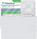 AC 13 Filterbuy HVAC Furnace MERV Filters (6-Pack) Pleated 20x24x4 Air