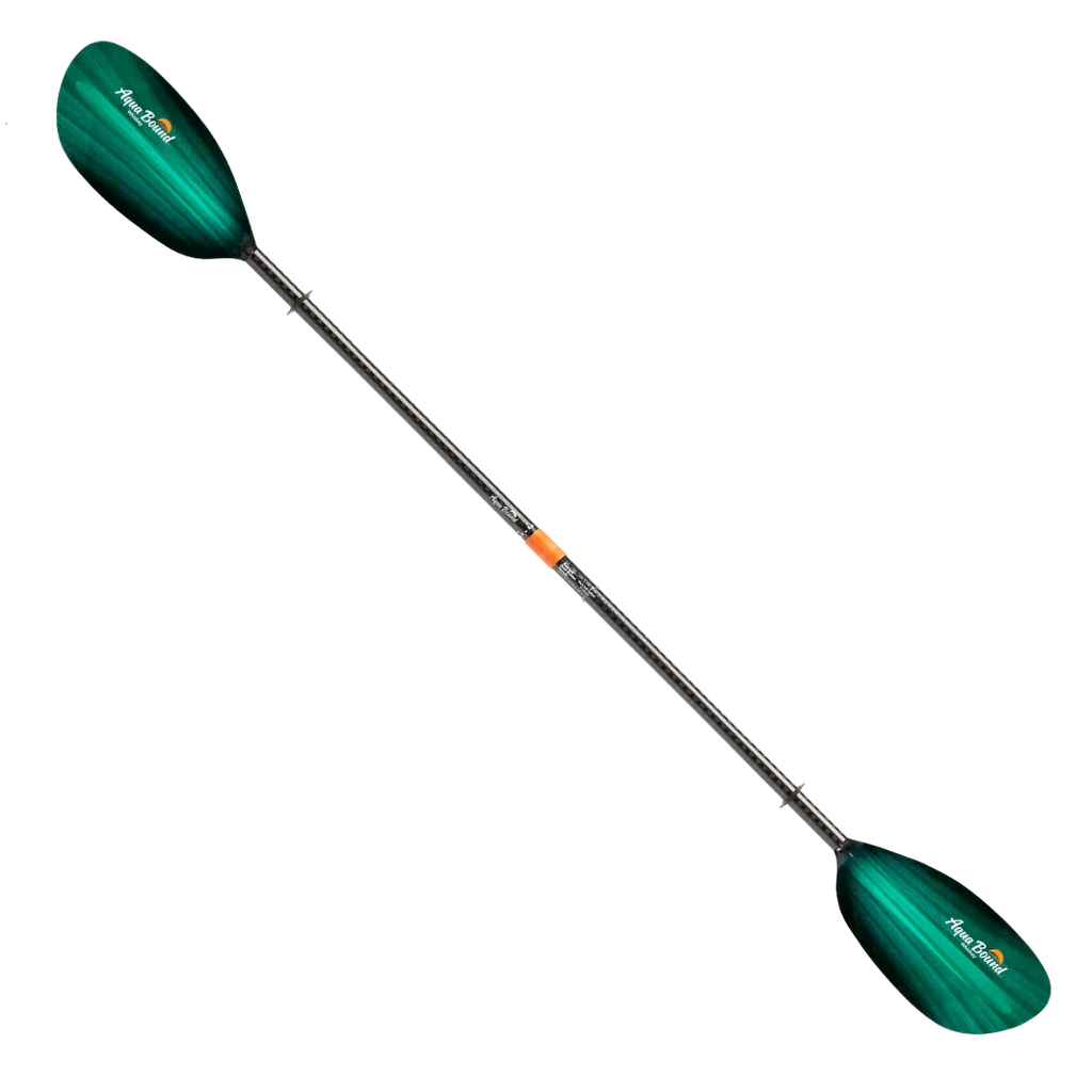 Straight Shaft Bound 2-Piece Whiskey Kayak Fiberglass Aqua Paddle