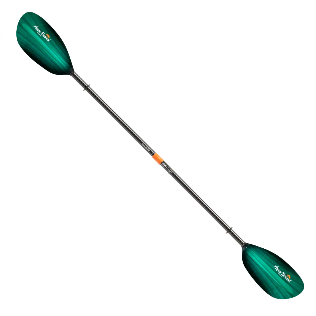 Straight Shaft Bound 2-Piece Whiskey Kayak Fiberglass Aqua Paddle