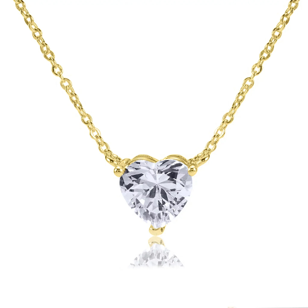 Blue Boutique Necklace Teens Inc Box Pendant for 8mm Heart Women, Gold