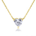 Blue Boutique Necklace Teens Inc Box Pendant for 8mm Heart Women, Gold
