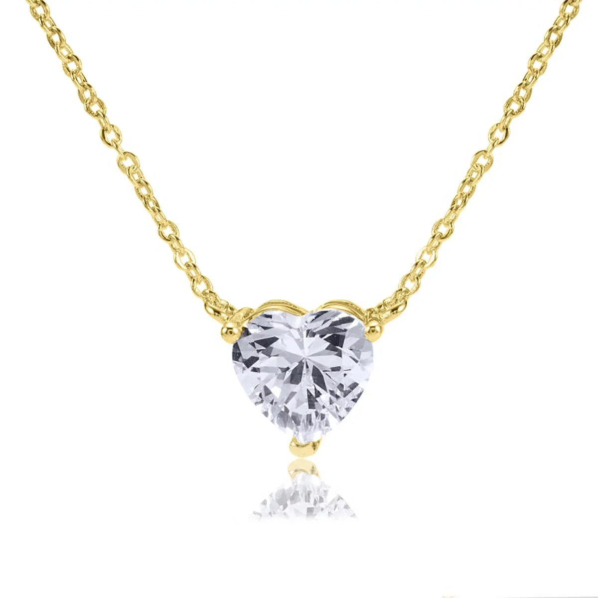 Blue Boutique Necklace Teens Inc Box Pendant for 8mm Heart Women, Gold