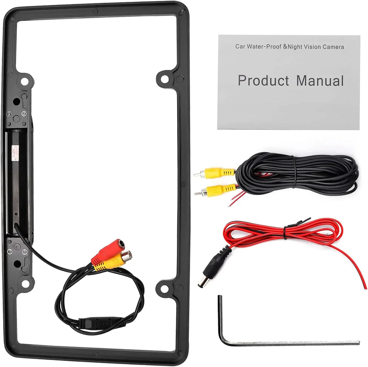 s Camera, 170° View Viewing Vision Angle, Plate Night with Waterproof Rear 8 Backup Camera Rear License Backup
