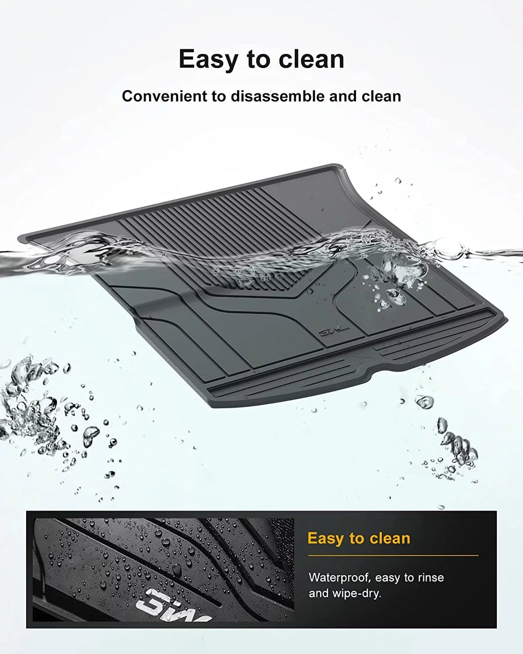 Model Trunk 3W Weather 2020-2023 for TPE Car All Fit Tesla Custom Mat Y Mat Liner Floor Cargo