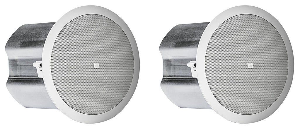 Speakers 6-Zone White JBL Restaurant/Bar/Cafe w/ Ceiling Amplifier+(10) Package