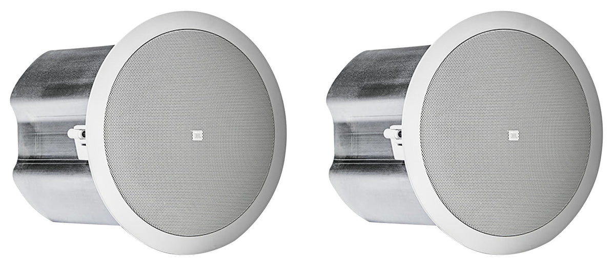 Speakers 6-Zone White JBL Restaurant/Bar/Cafe w/ Ceiling Amplifier+(10) Package