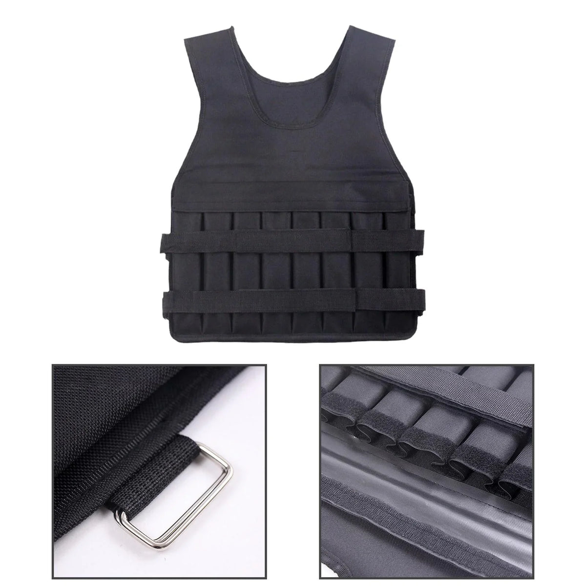 Body Fitness Exercise AMLESO Weight Strength Boxing 8 Pockets Slim Training Vest Loading Gym Running Exercise for Jacket Design Vest
