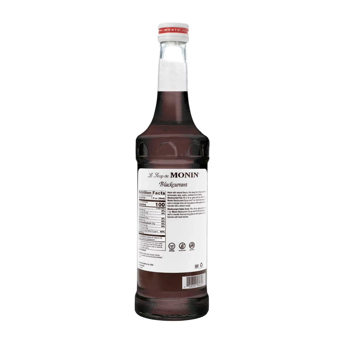 ( Bottle currant Premium Gourmet Monin Syrup 750Ml Currant)