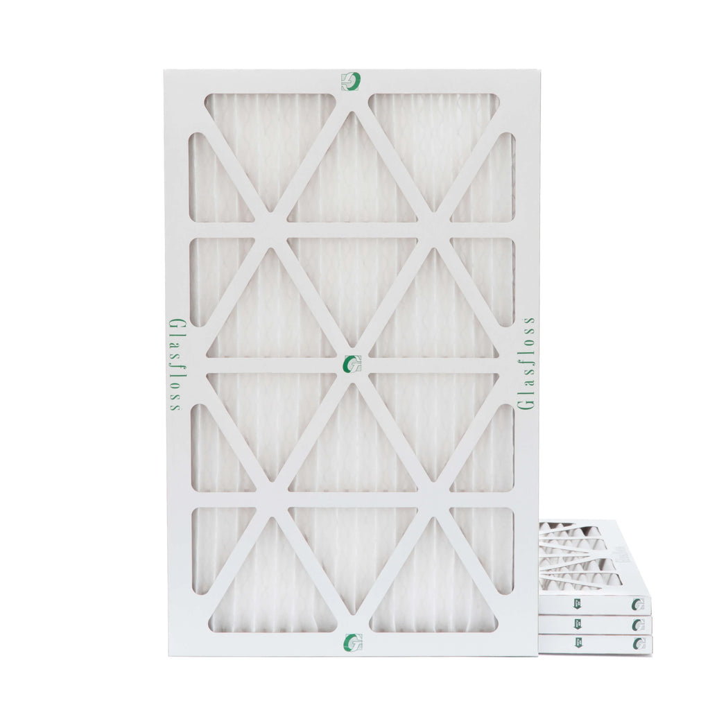 Glasfloss 16x24x1 4. Box x Size: Air Filters. AC Furnace ZL 15-1/2 x of 7/8 10 23-1/2 Pleated Exact MERV