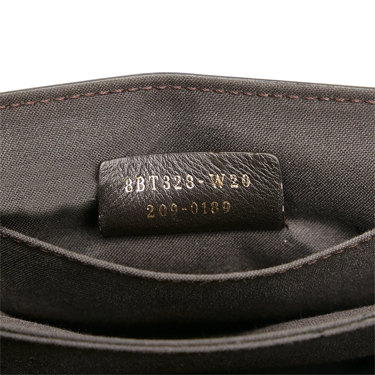 Calf Unisex Leather Authenticated Pre-Owned Crossbody Bag ID Small Fendi (Good)