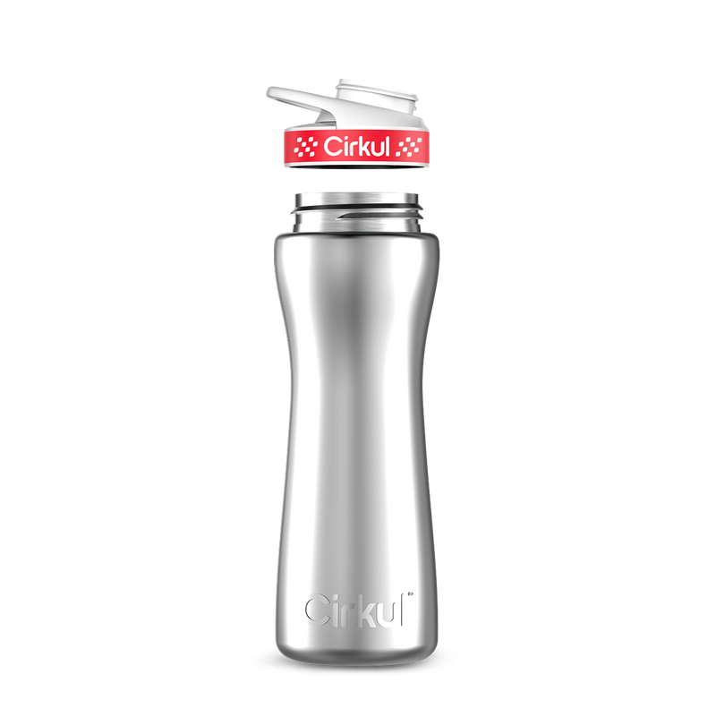 22oz. Stainless Steel Bottle & Comfort Grip Lid EXJTXJ
